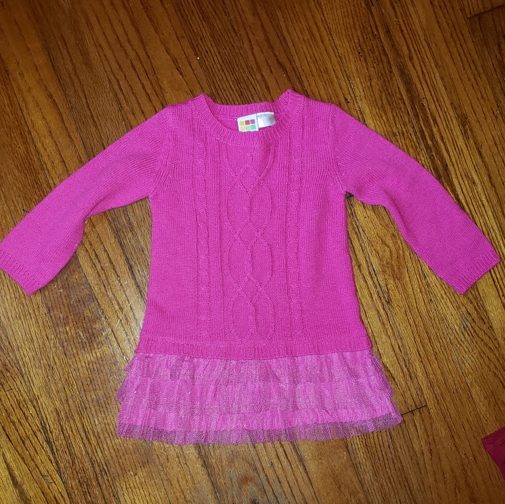 Pink Sweater Dress sz 18months